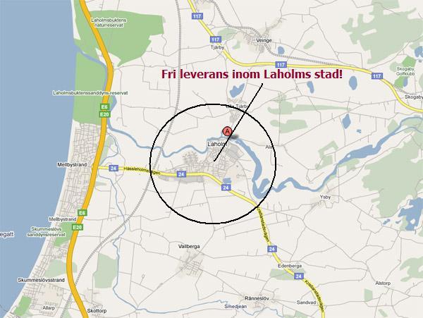 Fri leverans inom Laholms stad