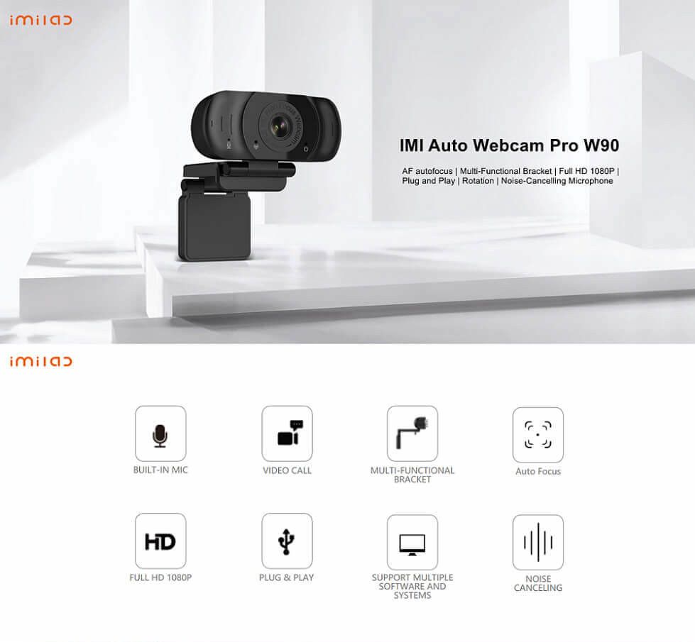 Xiaomi imilab auto webcam pro online w90