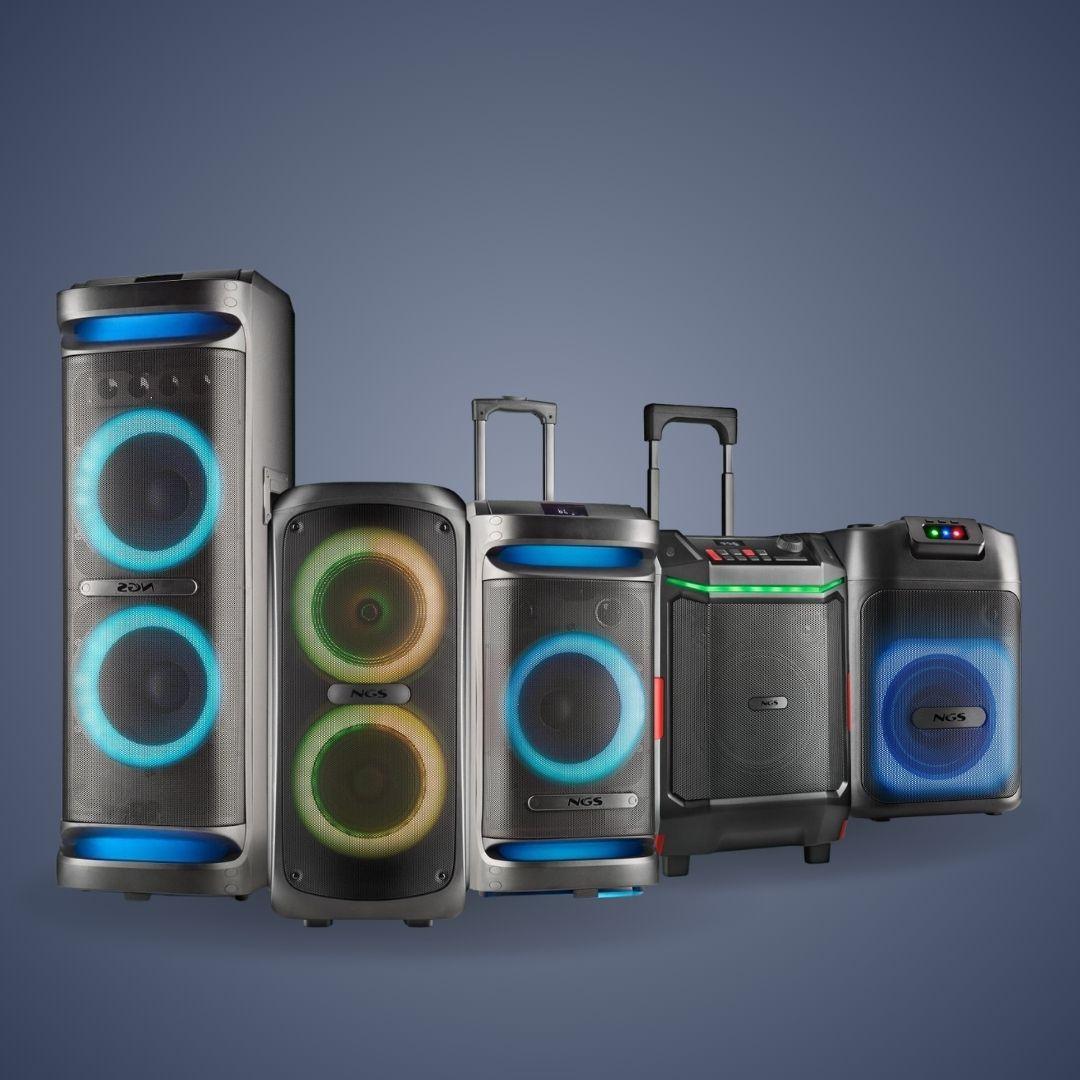 NGS Wild-serien Bluetooth-høyttalere med høy effekt